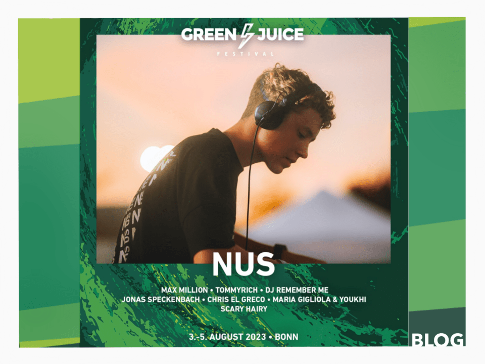 DJNUS @ 1Live Stage / Green Juice Festival 2023 in Bonn, Germany
