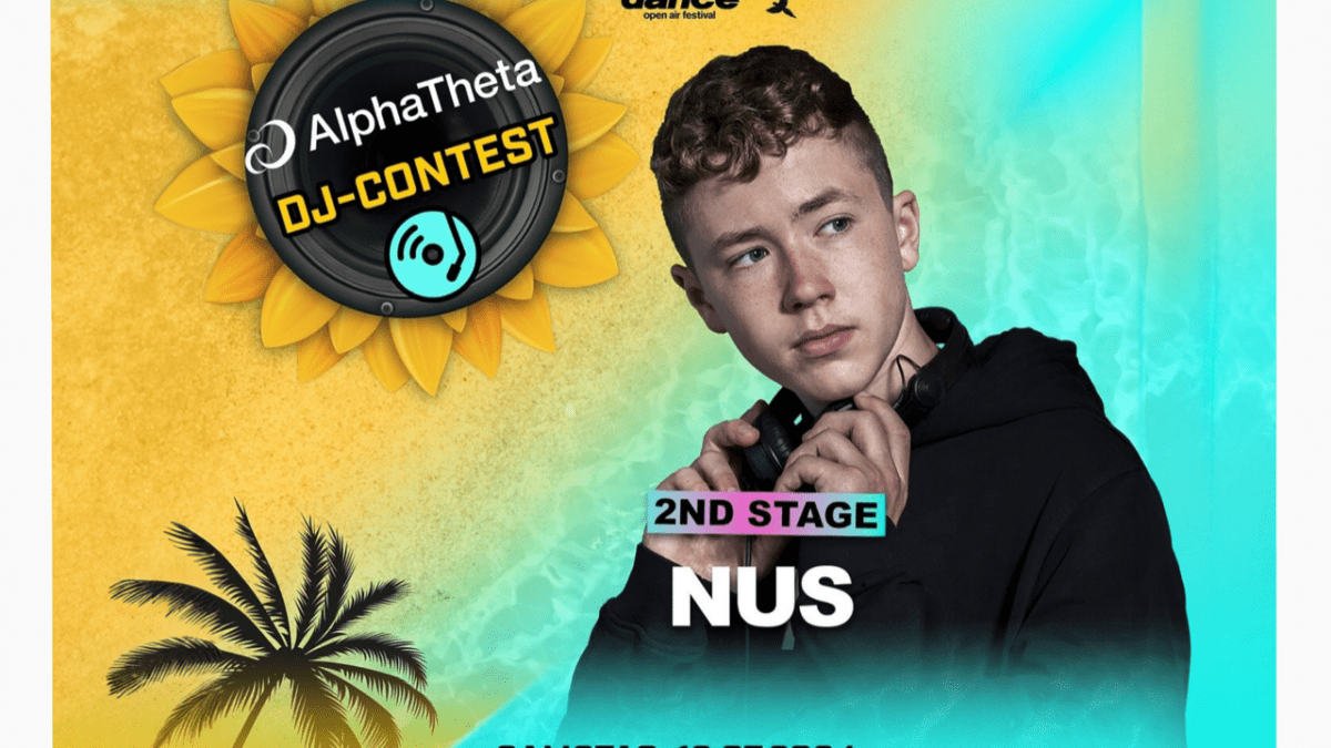 DJ NUS (Nus) aus Bonn, Deutschland bei seinem DJ-Gig auf dem Tante Mia Tanzt Festival 2024 in Vechta, Germany wofür er den DJ-Contest gewonnen hat und daher die Techno/Tech-House Stage "Gute Stube" vor Artists wie Sonderling, Restricted & Lovra eröffnen durfte