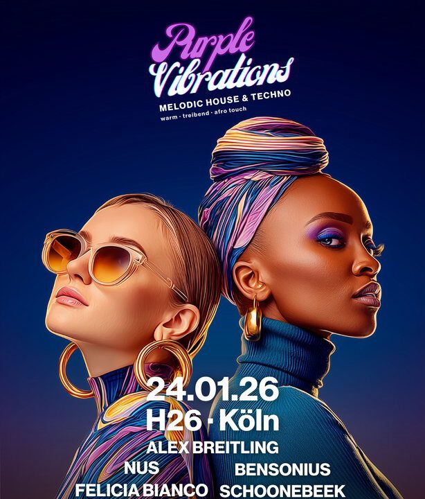 DJ NUS @ Purple Vibrations w/ Alex Breitling @ H26 Köln am 24.01.2026