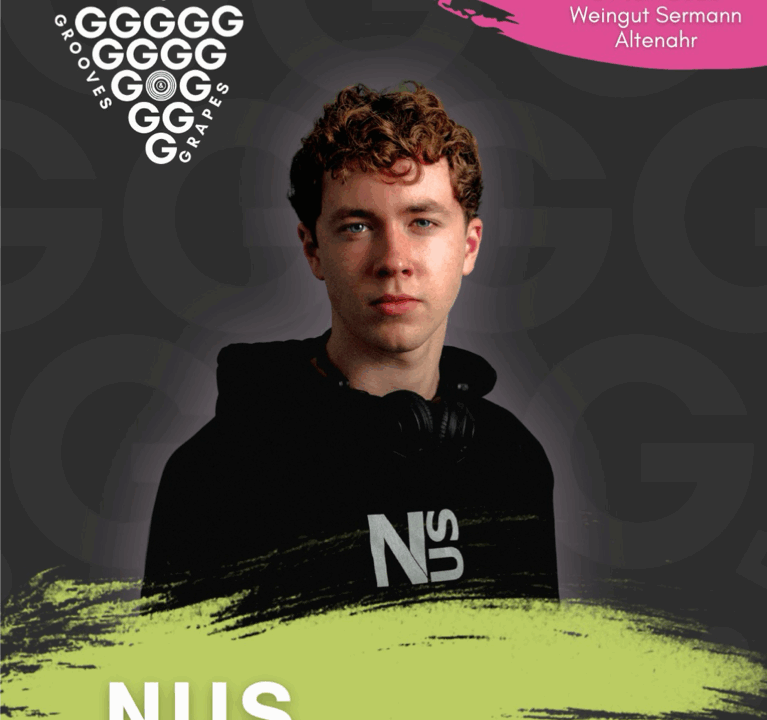 DJ NUS aus Köln/Cologne/Bonn am 21.06.2025 auf der Grooves&Grapes Party als Co-Headliner neben Lalena im Ahrtal. Melodic Techno, Tech-House, House, Progressive Rave Club Set/Mix